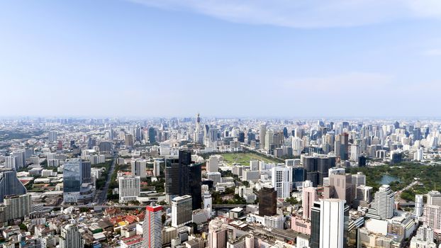 Landscape View of Bangkok city thailand
