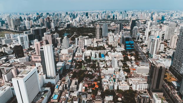 Landscape View of Bangkok city thailand