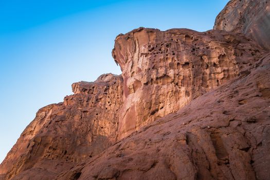red rocks at timna national park in israel