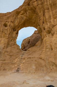 the arches rock in timna national park in south israel near Eilta