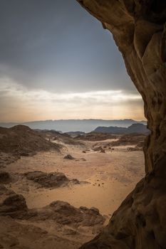 the arches rock in timna national park in south israel near Eilta