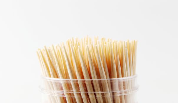 Wooden Toothpick That Is Used To Clean Teeth After Eating.