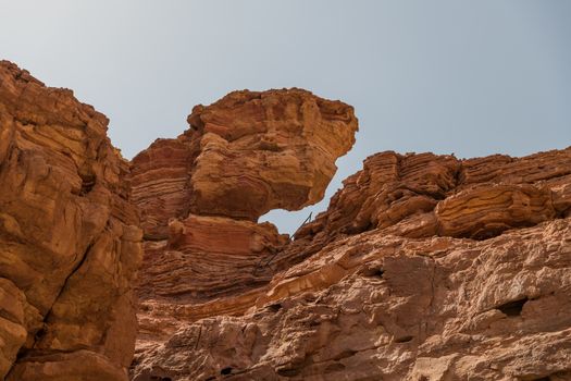 red rocks at timna national park in israel