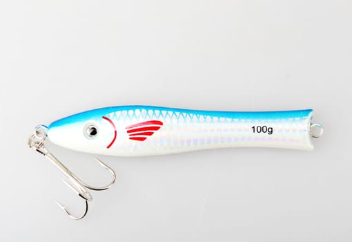 Fishing Tackle Against White Background