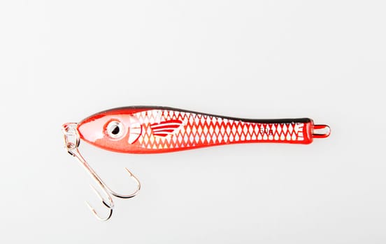 Fishing Tackle Against White Background