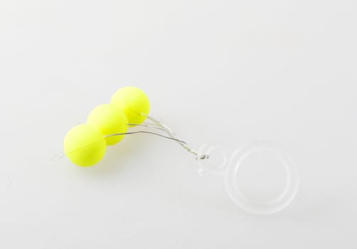 Fishing Tackle Against White Background