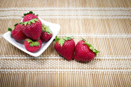 Bowl of Fresh Strawberries makes Perfect Desert