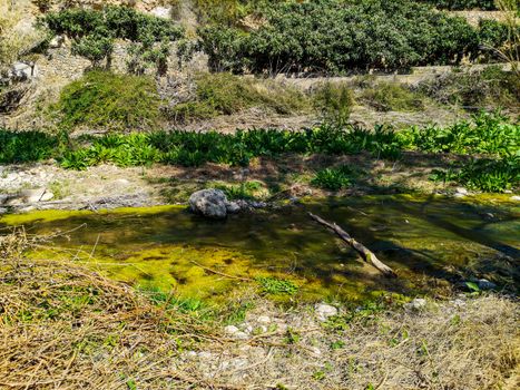 Landscape on the Palancia River bed as it passes through Sot de Ferrer