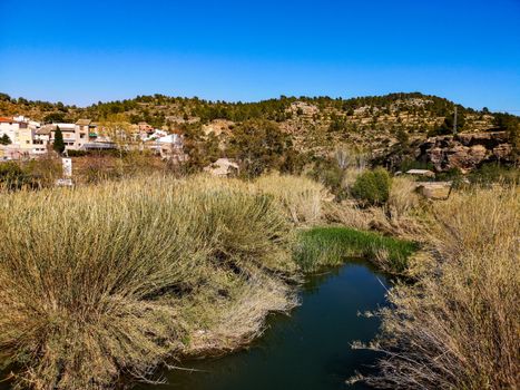 Landscape on the Palancia River bed as it passes through Sot de Ferrer