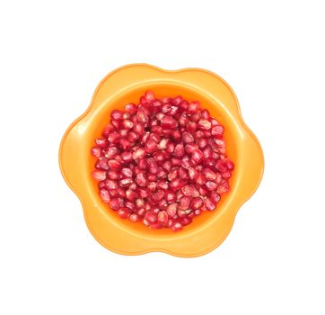 Forest fruits in composition on white background