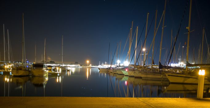 Burriana marina in long exposure