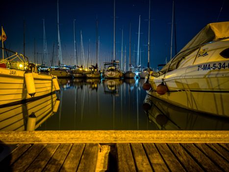 Burriana marina in long exposure