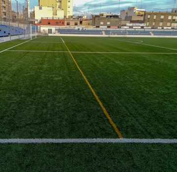 Burriana, Spain 11/29/18: San Fernando Stadium in Burriana