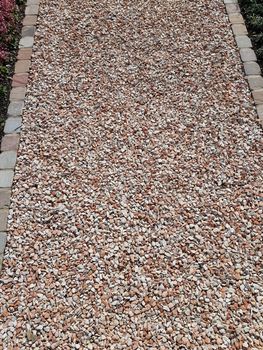 Close-up of a picture with gravel stones, pebbles as a background