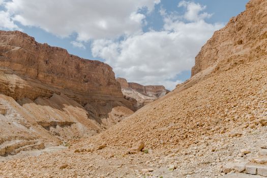 mountains and rocks view from masada in israel