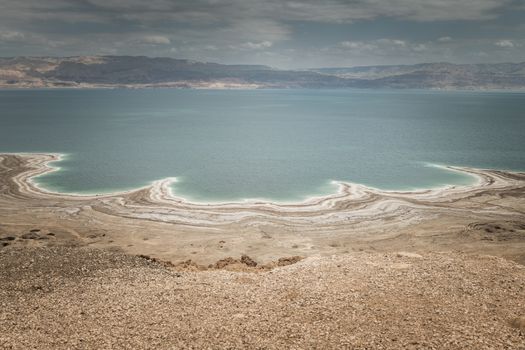 Desert landscape of Israel, Dead Sea, Israel