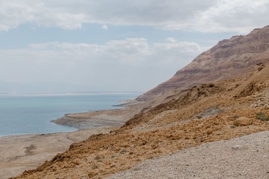 Desert landscape of Israel, Dead Sea, Israel