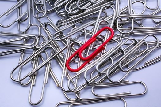 The Red Paper Clip Among all the Silver Clips