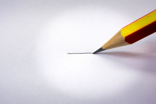 Drawing a Line with a Typical Lead Pencil