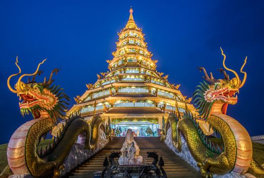 <font style="vertical-align: inherit;"><font style="vertical-align: inherit;">







Wat Huay Pla Kang, beaufiful chedi (pagoda) at night, Chinese temple in Chiang Rai Province, northern of Thailand.