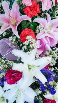 image of Bouquet of flowers background