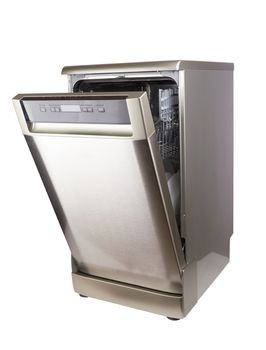 Dishwasher machine isolated on a white background