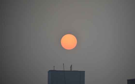 Rising Sun cached from my window