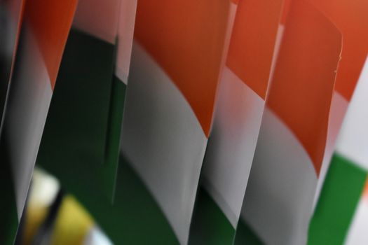 National Flag of India, Tri-colored saffron, white and green