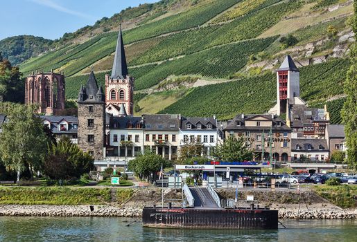 Bacharach is a historical town on the Middle Rhine