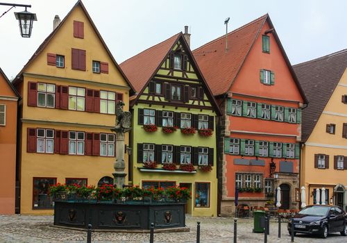 Dinkelsbuh is old Franconian town - one of the best-preserved medieval urban complexes in Germany. 