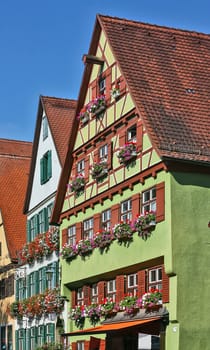 Dinkelsbuhl is old Franconian town, one of the best-preserved medieval urban complexes in Germany. 