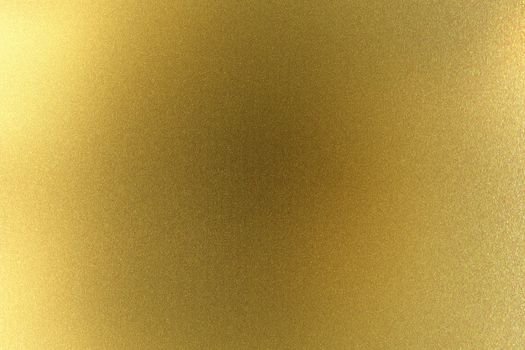 Brushed glossy golden steel wall, abstract texture background