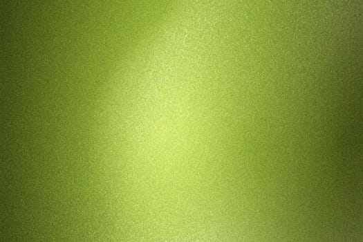 Brushed light green metal wall, abstract texture background