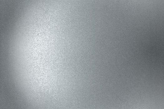 Brushed old gray metal wall, abstract texture background