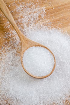 Monosodium glutamate (MSG), a flavor enhancer in many asian food.