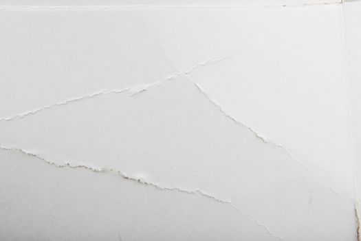 Close-Up Of White Cardboard Texture Background