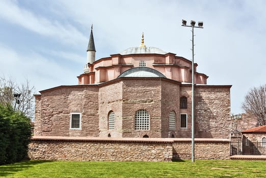 Little Hagia Sophia is a former Eastern Orthodox church dedicated to Saints Sergius and Bacchus in Constantinople, converted into a mosque during the Ottoman Empire.