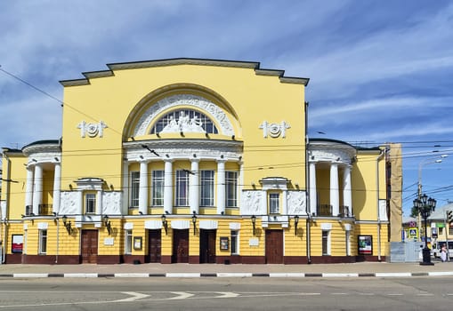 Volkov Theater in day in Yaroslavl, Russia