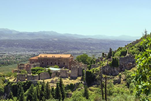 Despot Palace at Mystras archaeological site, Greece