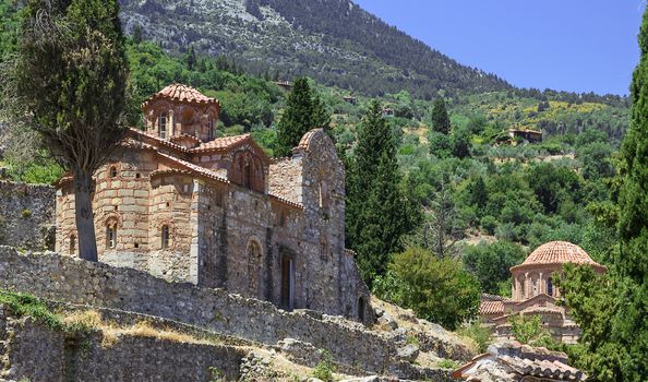 Mystras: Churches of Evangelistria and Aghioi Theodoroi