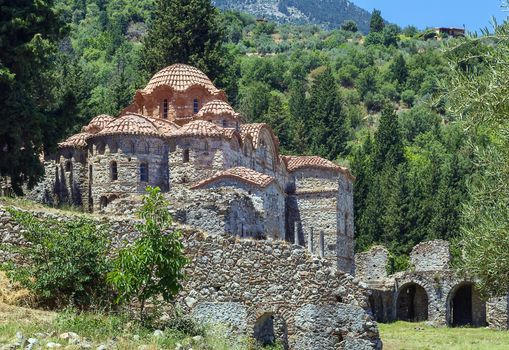 Church Of Panagia Hodegetria in Mystras, Greece