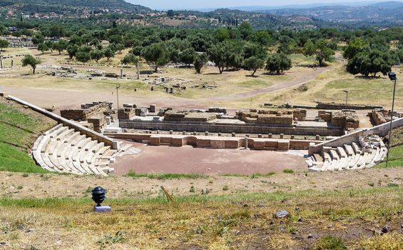 theatre in Ancient Messene in Greece