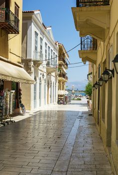 streets in old part of the city of Nafplio