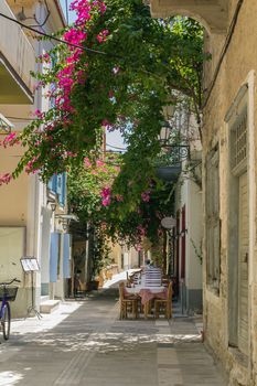 streets in old part of the city of Nafplio