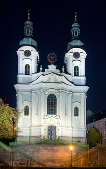 The Roman Catholic Cathedral of St. Mary Magdalene is located in the very heart of the Karlovy Vary spa area