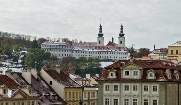 Kind on Strahov Monastery from Prague castle