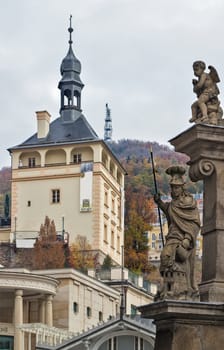 The Castle Tower is located in the historical center of Karlovy Vary above the Castle Colonnade.