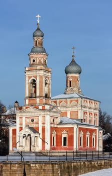 an Orthodox Church in the town of Serpukhov. Located in the historic city center