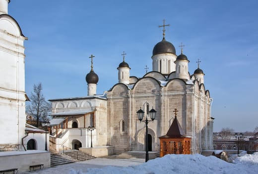 Vvedensky Cathedral. Vladychny monastery in Serpukhov was established in the year 1360