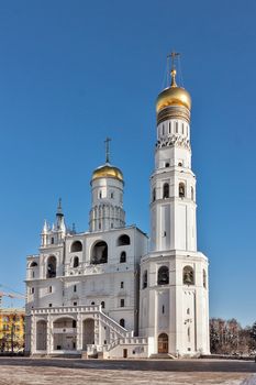 The Ivan the Great Bell Tower is the tallest of the towers in the Moscow Kremlin complex, with a total height of 81 metres (266 ft).